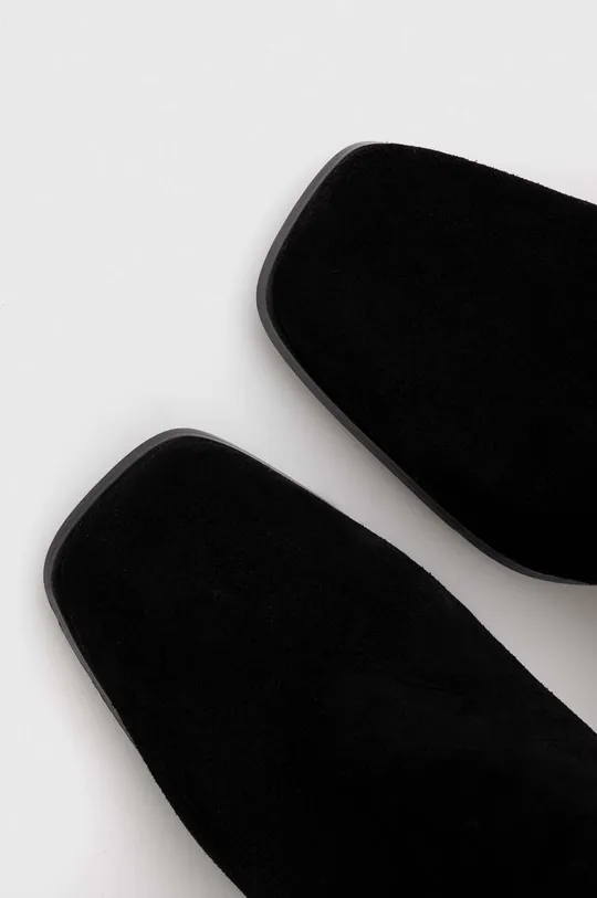čierna Členkové topánky dámske čierna farba