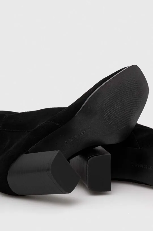 Členkové topánky dámske čierna farba Dámsky