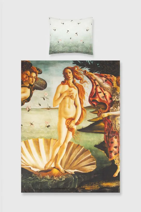 multicolor Komplet pościeli bawełnianej z kolekcji Eviva L'arte 150 x 200 cm kolor multicolor Unisex