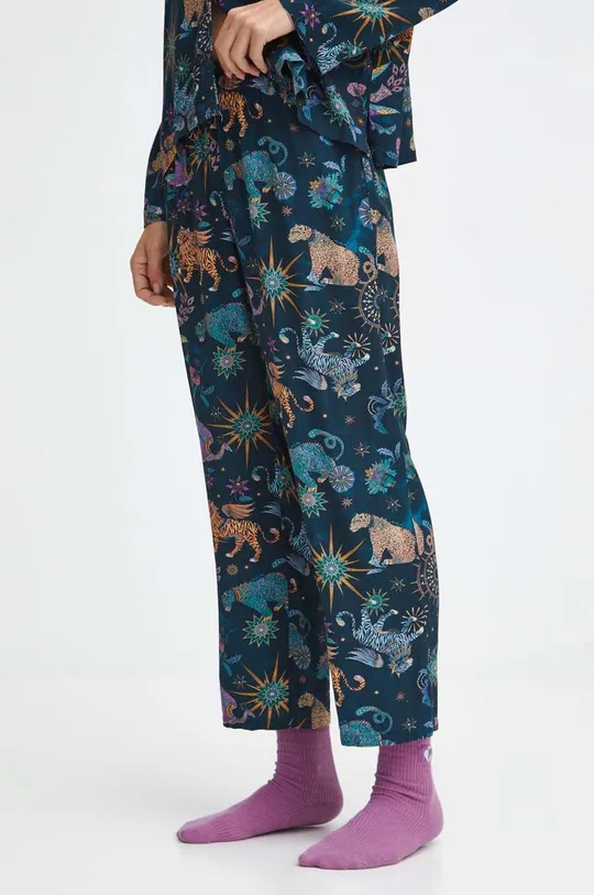 Piżama damska wzorzysta kolor multicolor Damski