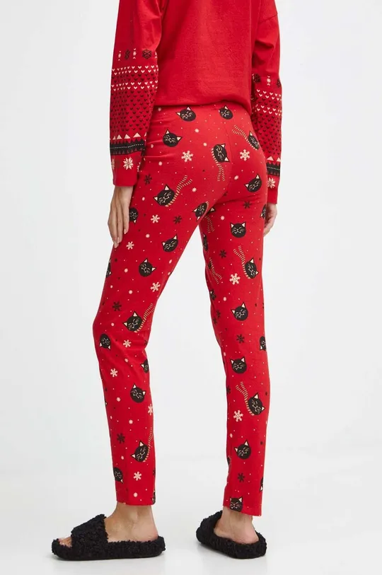 Bavlnené pyžamo dámska s vianočným motívom viac farieb Dámsky