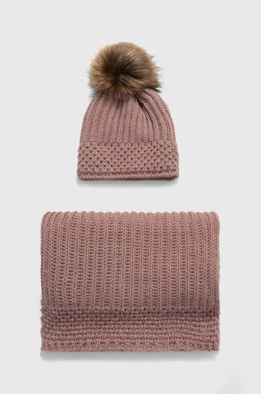 рожевий Подарунковий набір - шапка і шарф Medicine Жіночий