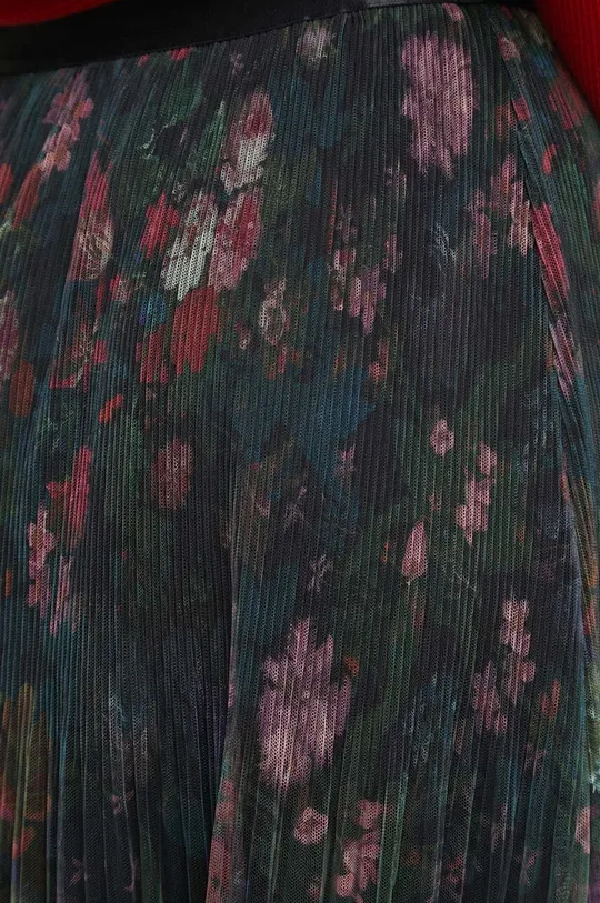 multicolor Spódnica damska plisowana kolor multicolor