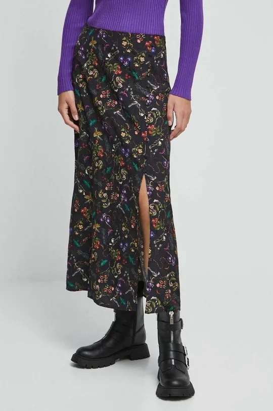 Spódnica damska wzorzysta kolor multicolor multicolor
