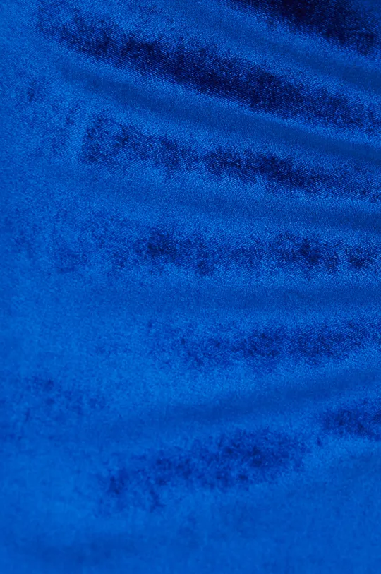 niebieski Spódnica damska welurowa kolor niebieski