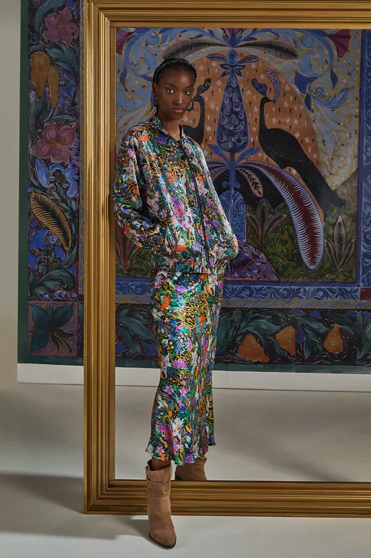 multicolor Spódnica damska maxi z kolekcji Medicine x Veronika Blyzniuchenko kolor multicolor Damski