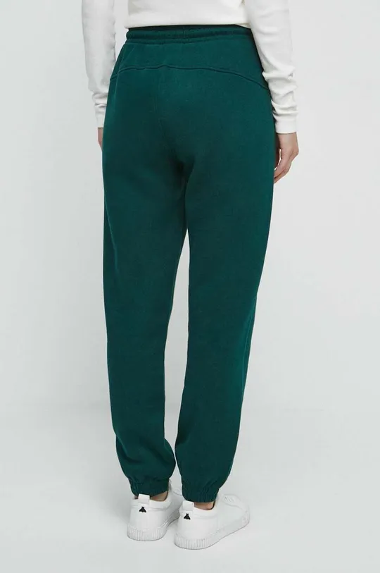 Spodnie dresowe damskie gładkie kolor zielony 70 % Bawełna, 30 % Poliester