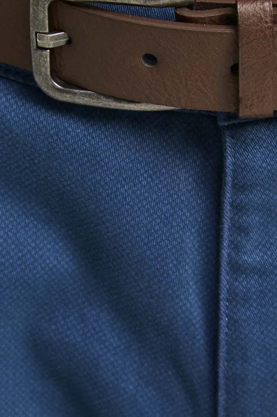 niebieski Spodnie męskie slim fit kolor niebieski