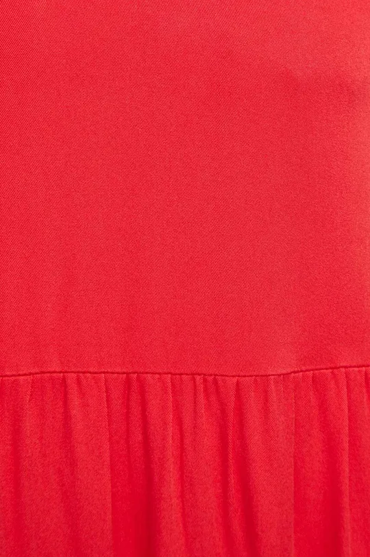 Sukienka damska rozkloszowana kolor czerwony Damski