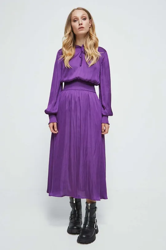 fialová Dámske šaty fialová farba Dámsky