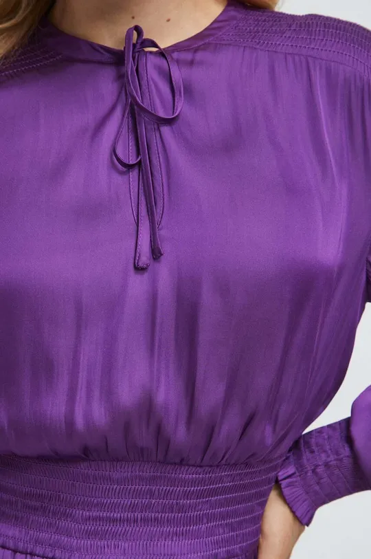Dámske šaty fialová farba Dámsky