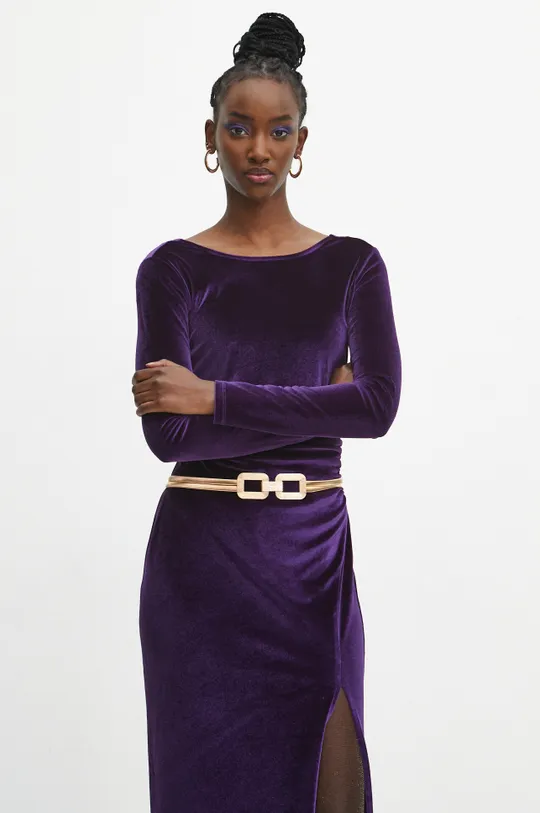 Šaty fialová barva