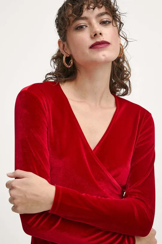 červená Šaty dámska červená farba