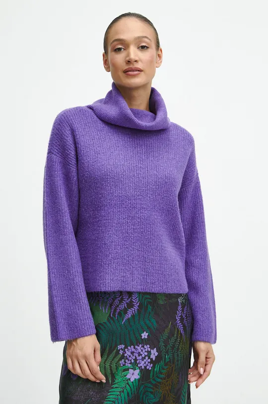 violetto Medicine maglione in misto lana
