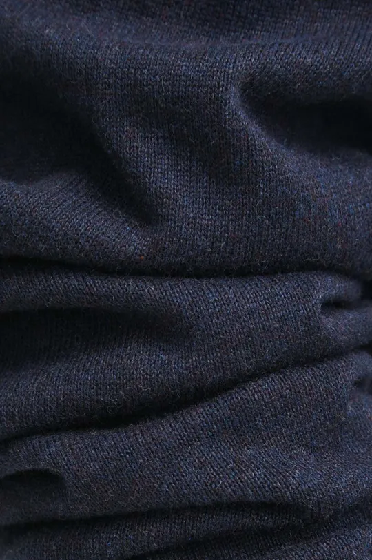 Sweter bawełniany męski melanżowy kolor granatowy Męski