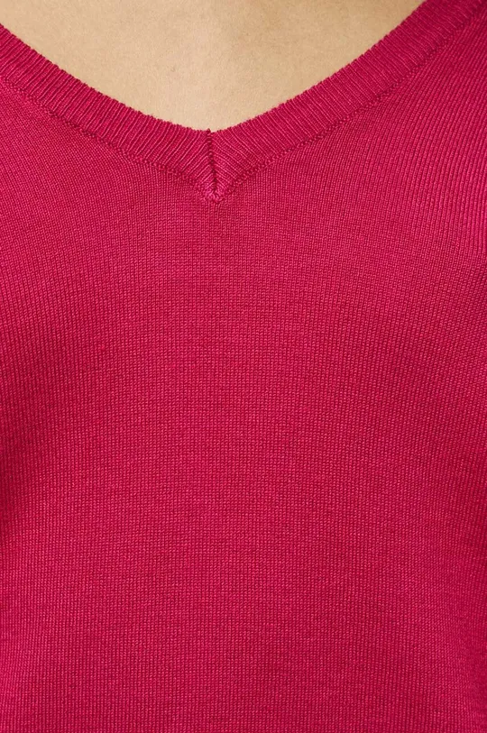 Tričko dámske z hladkej pleteniny ružová farba Dámsky