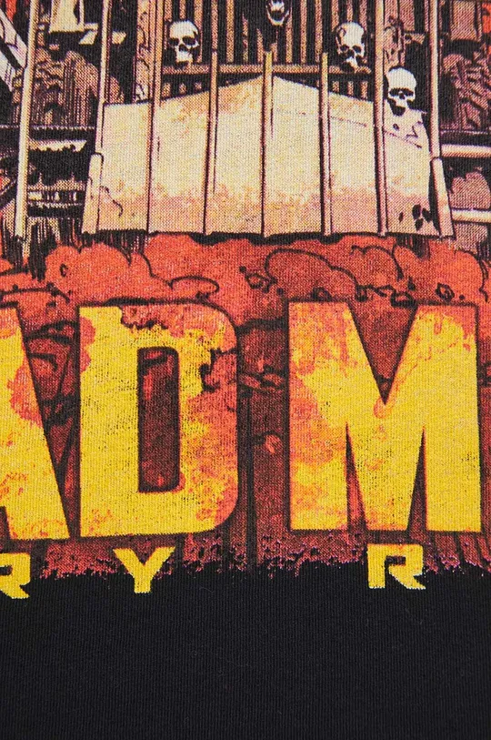 T-shirt bawełniany damski Mad Max kolor czarny Damski