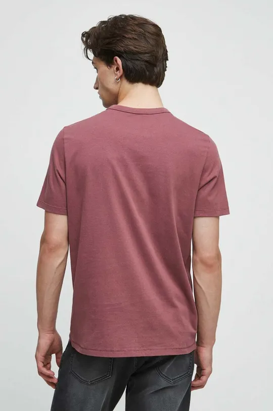 Bavlněné tričko fialová barva 100 % Bavlna