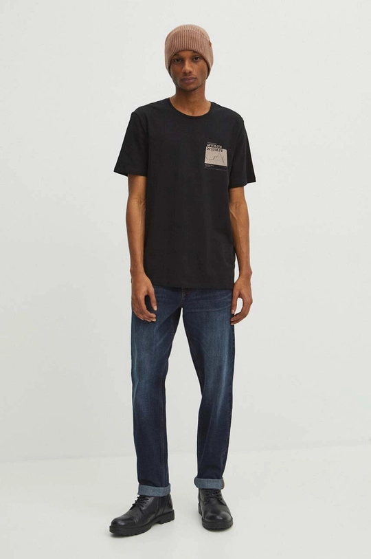 Medicine t-shirt in cotone nero