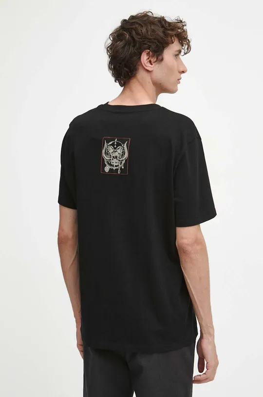 T-shirt bawełniany męski Motörhead kolor czarny 100 % Bawełna 