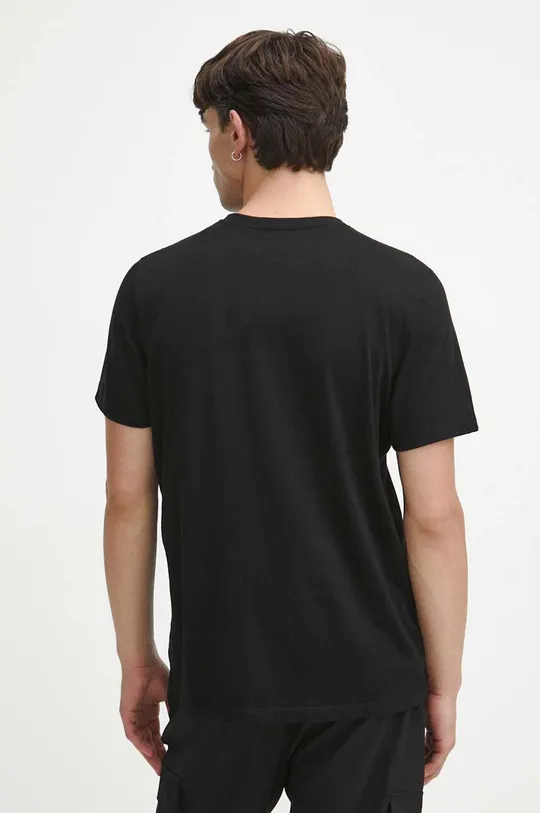 T-shirt bawełniany męski Twin Peaks kolor czarny 100 % Bawełna 