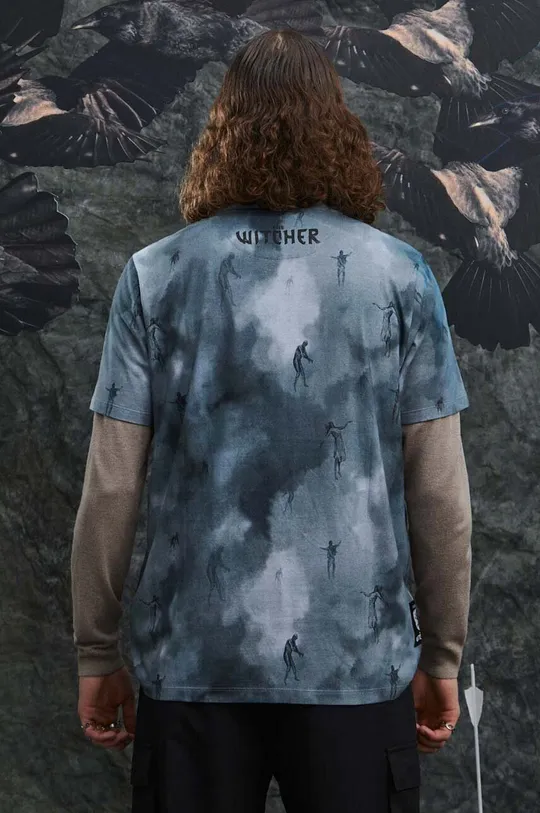 multicolor T-shirt bawełniany męski z kolekcji The Witcher x Medicine kolor multicolor