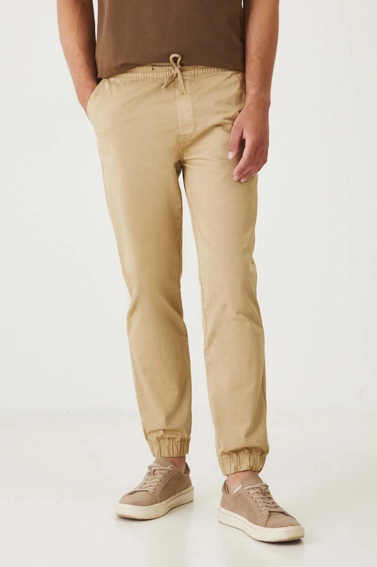 Medicine pantaloni tessuto elasticizzato beige RW24.SPM030