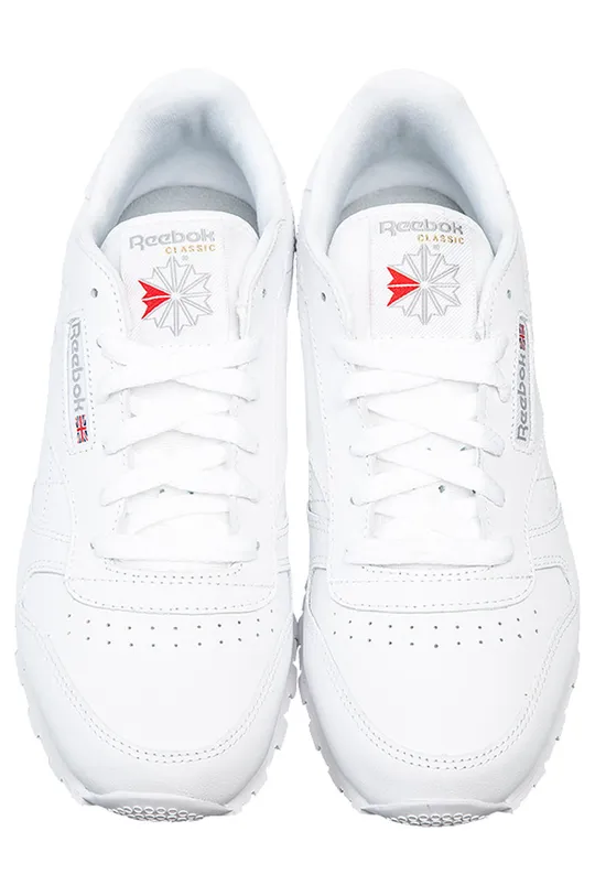 Reebok - Δερμάτινα παπούτσια Classic Leather λευκό