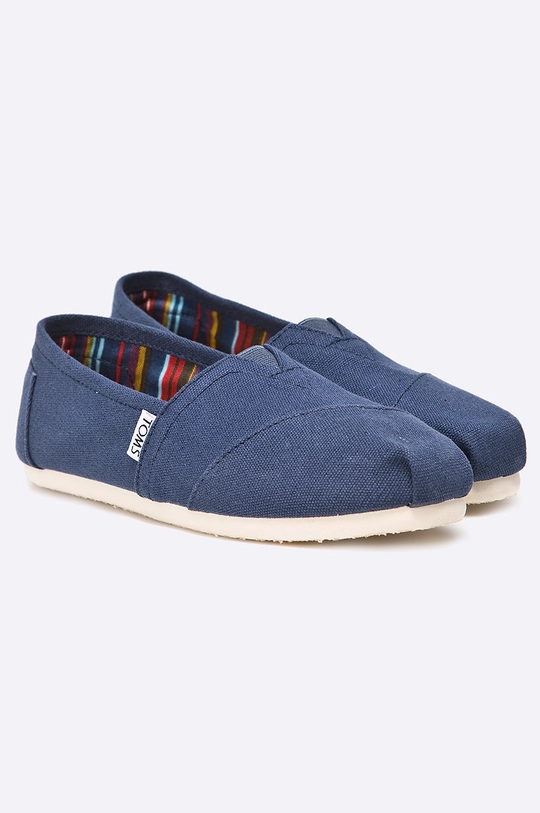 Toms - Espadrilky Canvas Classic tmavomodrá