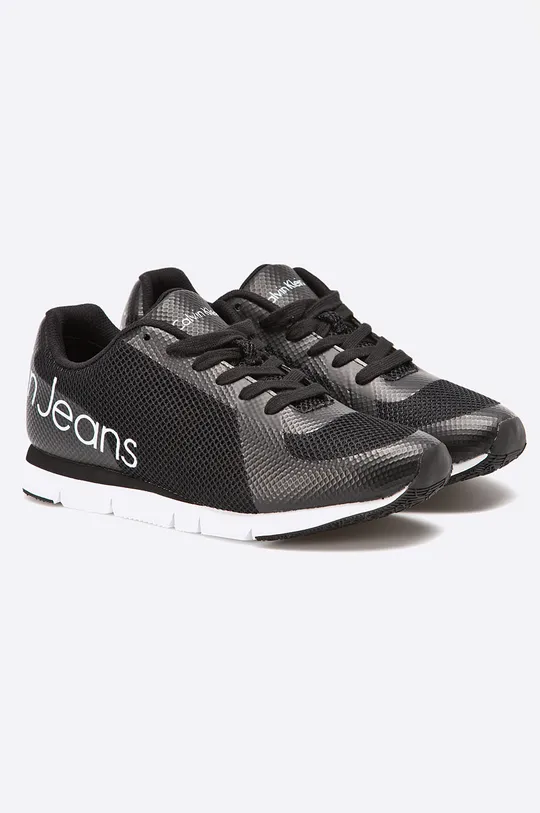 Calvin Klein Jeans - Topánky Jack Mesh/Rubber Spread čierna