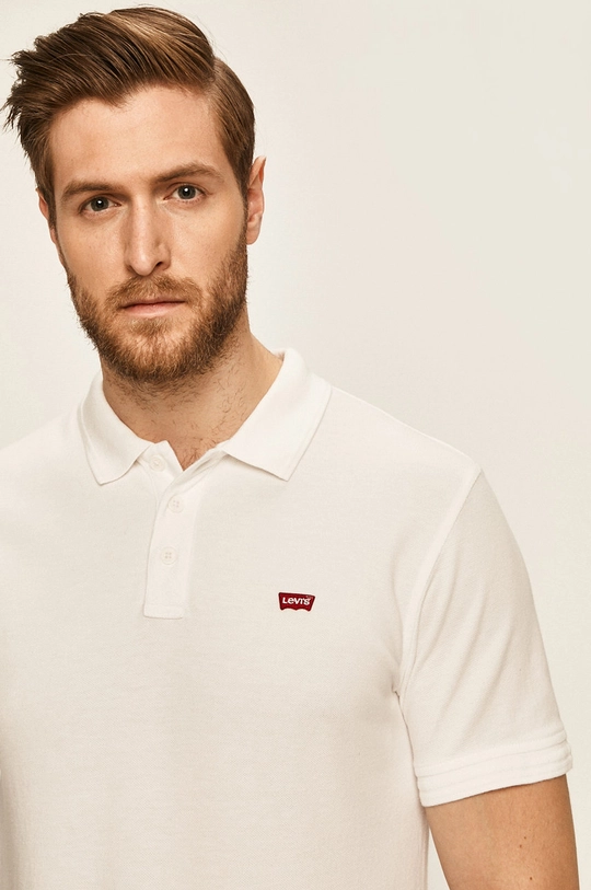 biela Levi's - Pánske polo tričko Tees Pánsky