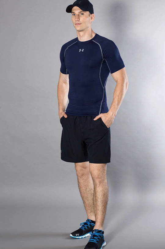 Under Armour - T-shirt Armour HG SS 1257468.410 granatowy