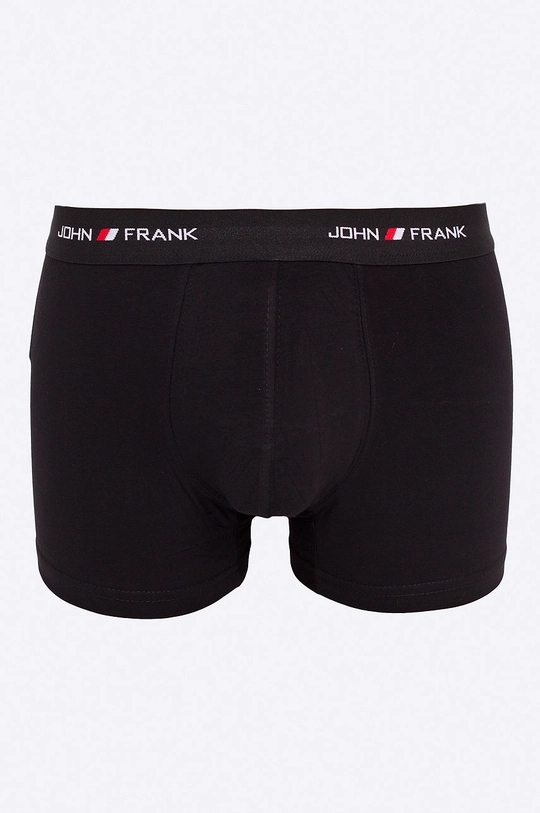 czarny John Frank - Bokserki (3-pack) Męski