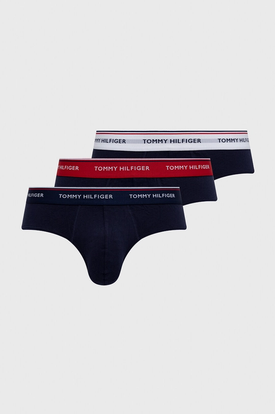 granatowy Tommy Hilfiger - Slipy (3-pack) Męski