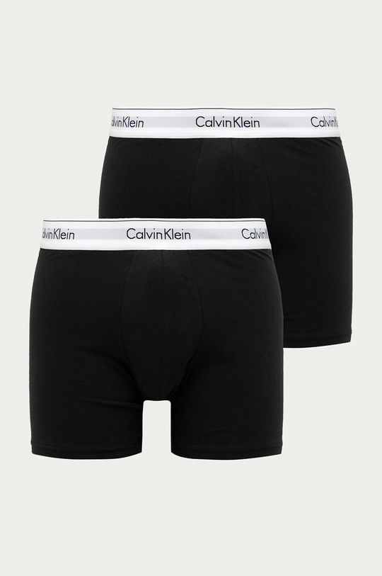 černá Calvin Klein Underwear - Boxerky (2-pack) Pánský