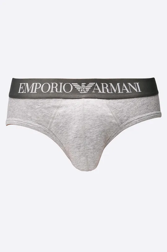 sivá Slipy Emporio Armani Underwear Pánsky