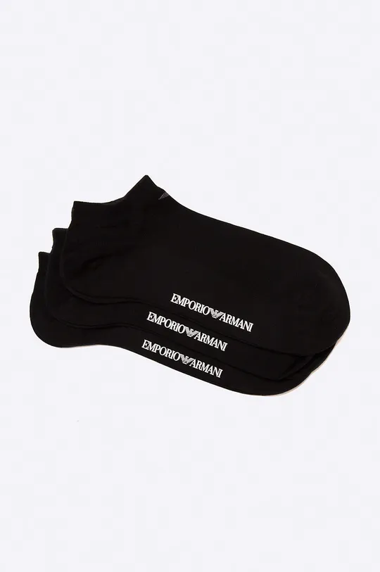 czarny Emporio Armani Underwear - Skarpety (3 pack) 300008.. Męski