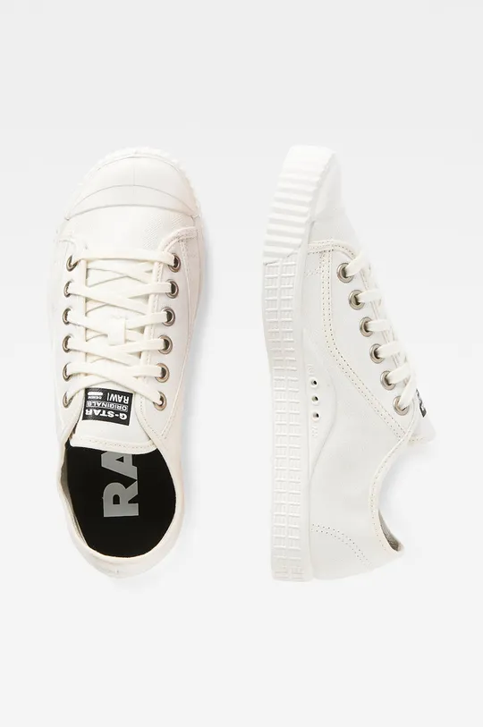 G-Star Raw - Πάνινα παπούτσια λευκό