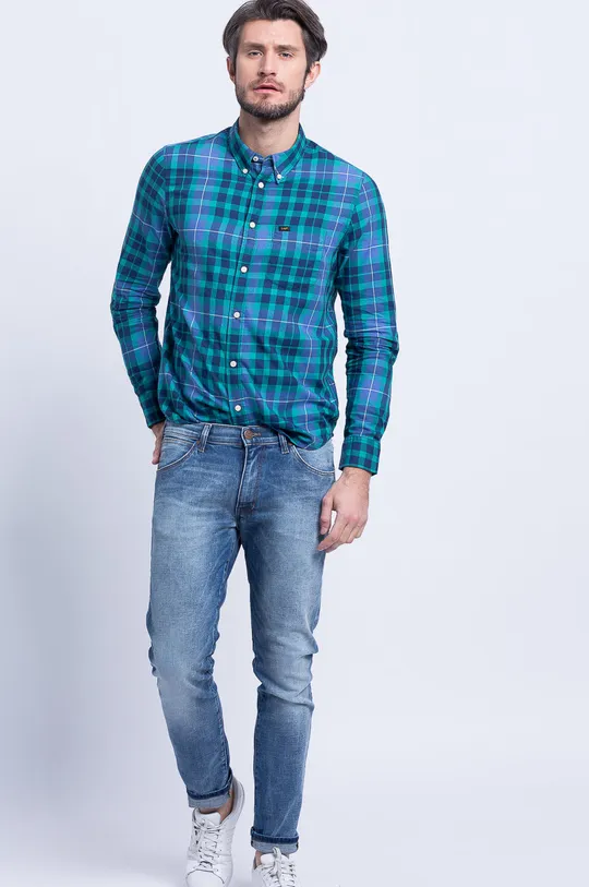 Wrangler - Farmer Larston Slim Tapered kék