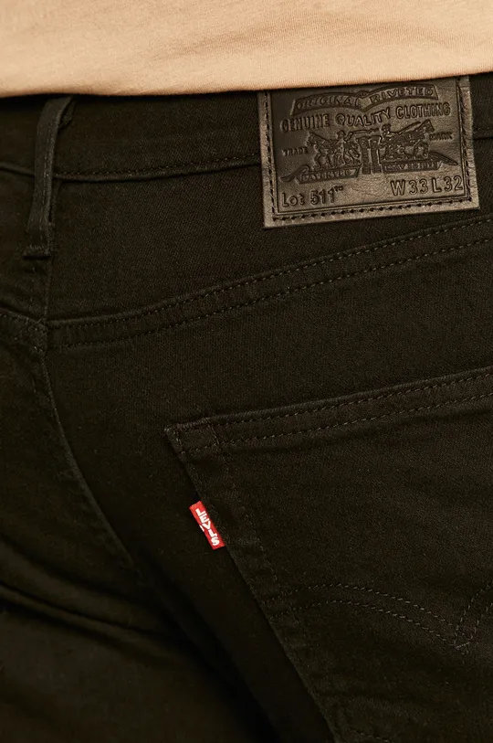 negru Levi's jeans 511 Slim Fit Nightshine Black