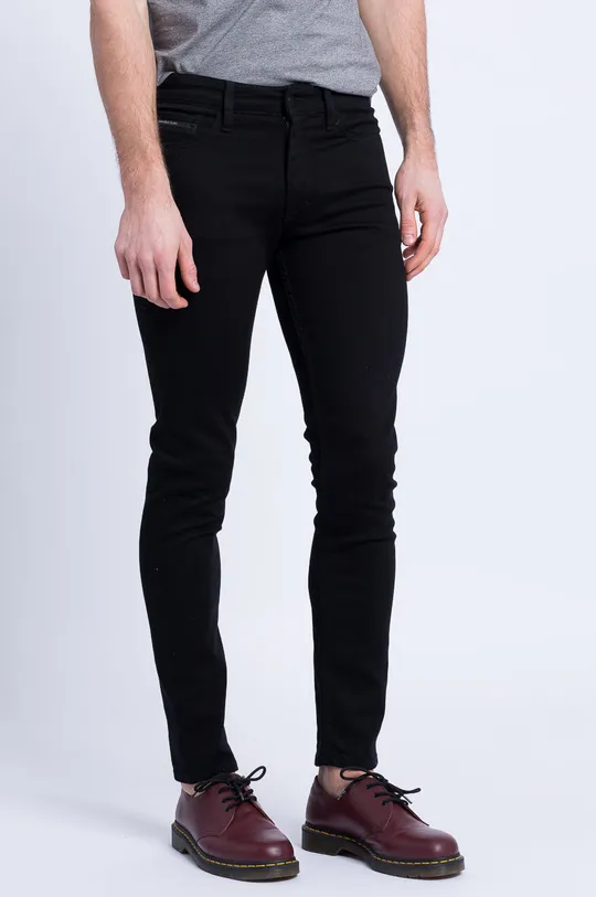 čierna Calvin Klein Jeans - Rifle Pánsky