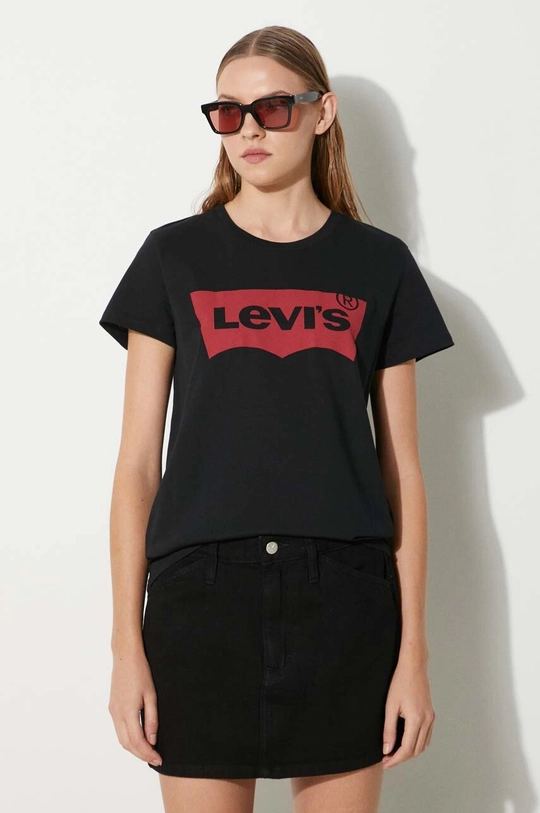 Levi's cotton t-shirt cotton black 17369.0201