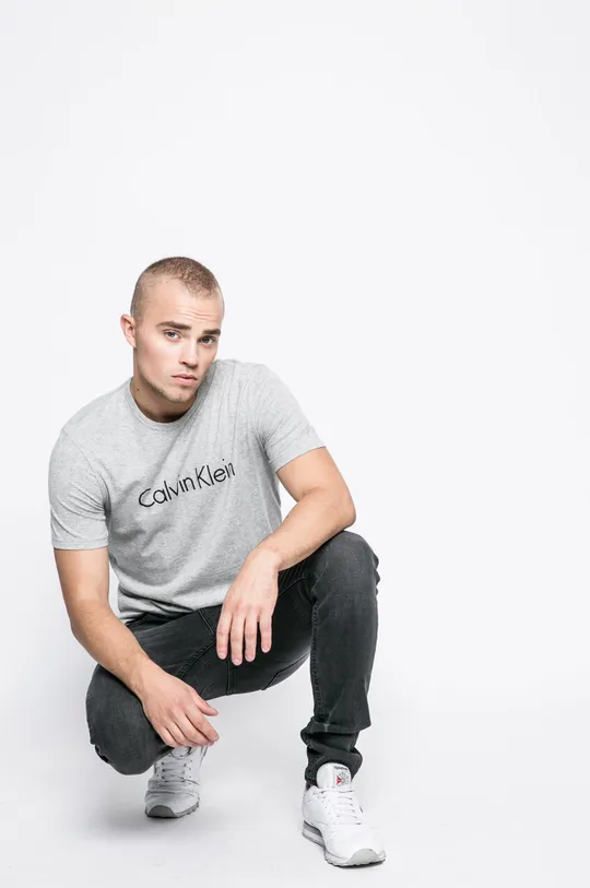 szary Calvin Klein Underwear - T-shirt Męski