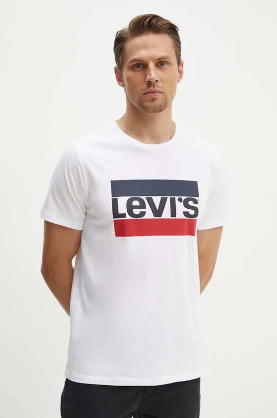 biały Levi's - T-shirt Męski