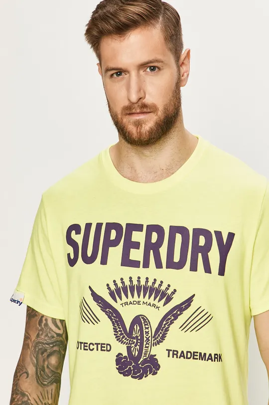 narancssárga Superdry - T-shirt