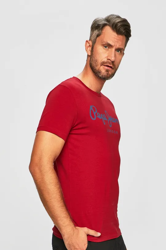 červená Pepe Jeans - Pánske tričko