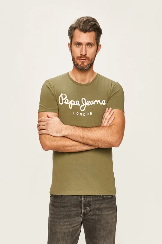 zielony Pepe Jeans - T-shirt Original