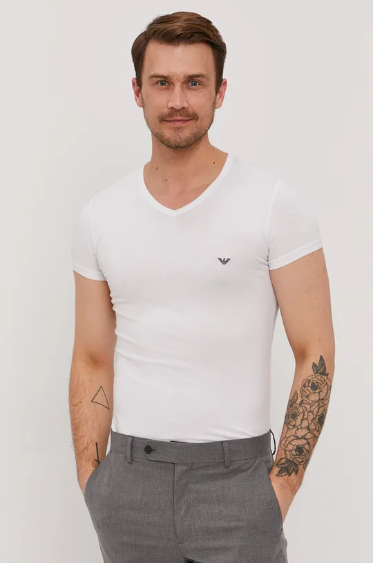Emporio Armani Underwear - Μπλουζάκι (2-pack) λευκό