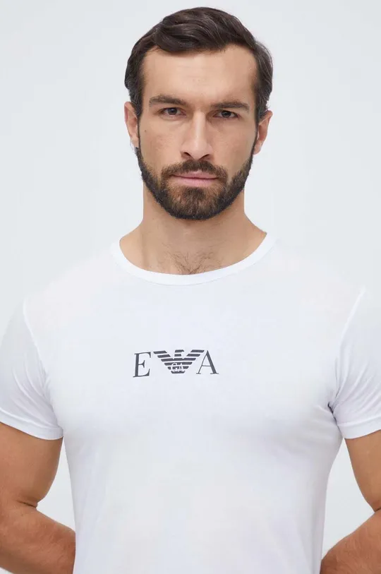 bijela Majica kratkih rukava Emporio Armani Underwear 2-pack Muški