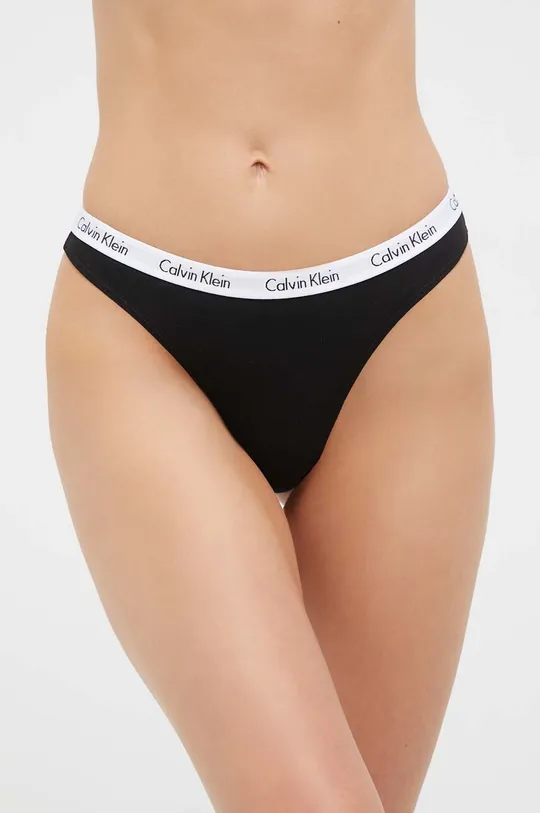 Calvin Klein Underwear stringi (3-pack) fioletowy